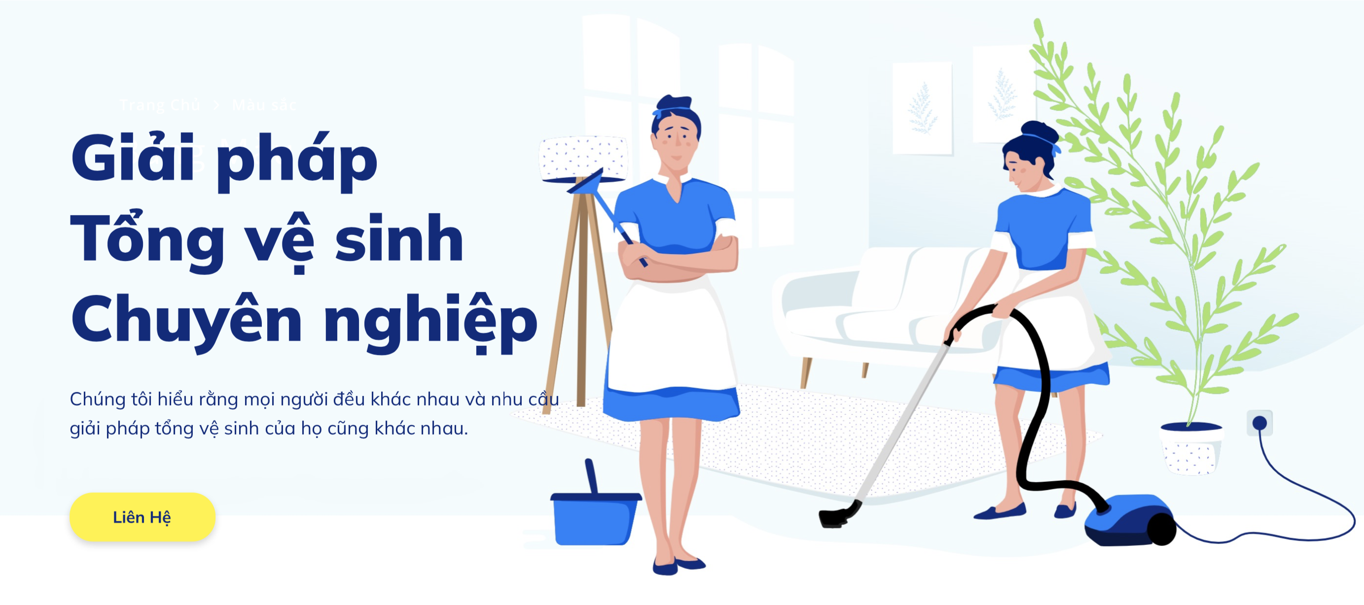 Giải pháp tổng vệ sinh chuyên nghiệp